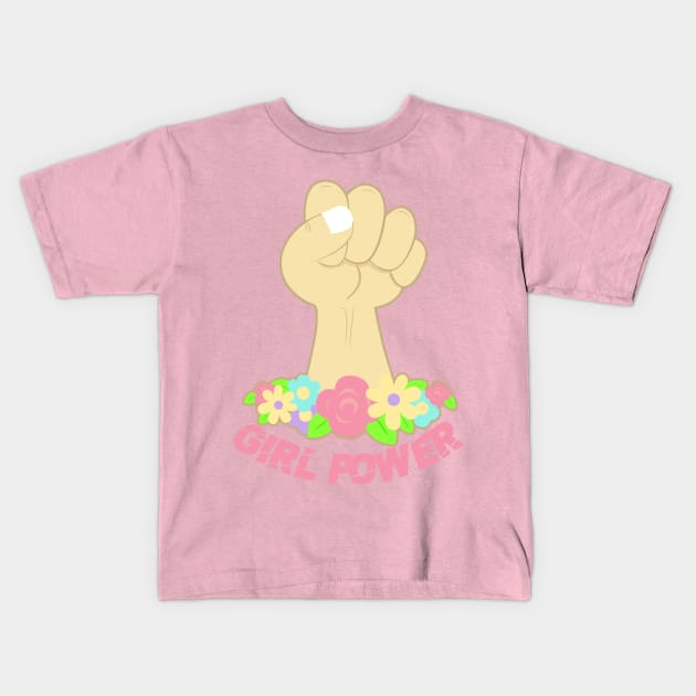 Girl Power Kids T-Shirt by Namarqueza